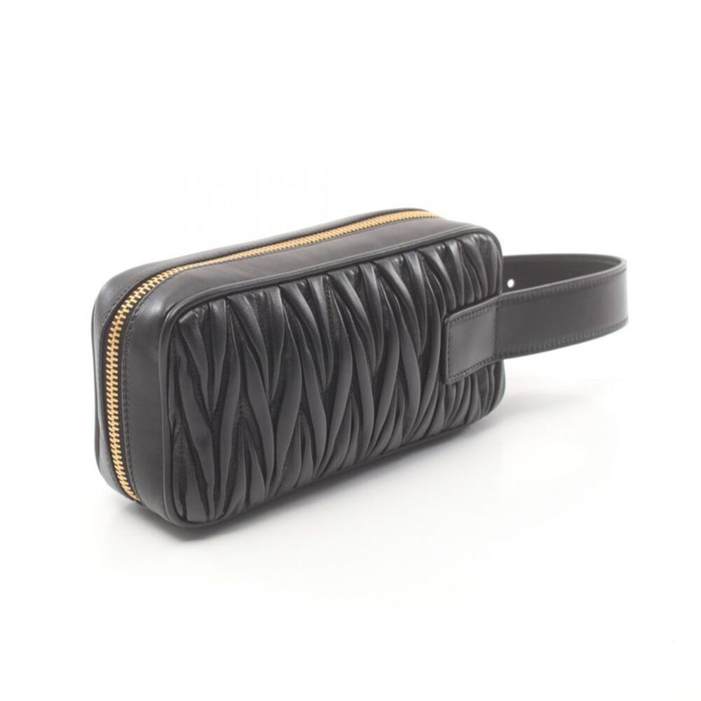 Miu Miu Leather Matelasse Clutch Bag 5BF122 - Picture 2 of 4